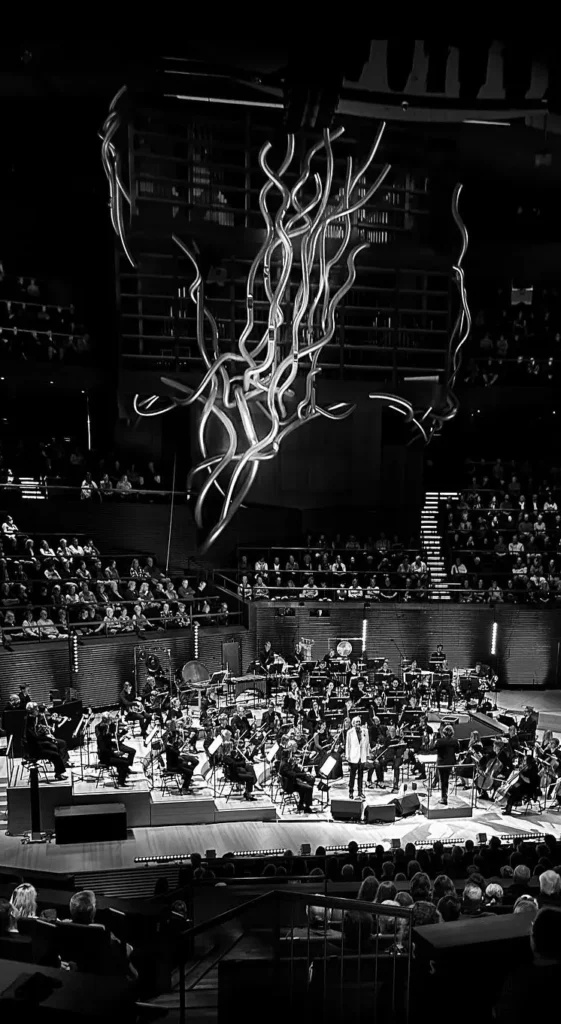 Ansicht der neuen Konzertorgel im Musiikkitalo Helsinki.