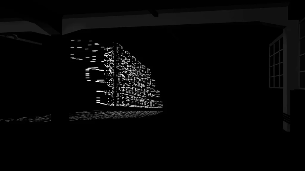 Form Follows Failure - interaktive Rauminstallation - Ansicht 03